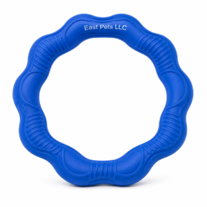 East Pets LLC Textured Ring Dog Toy – Durable Interactive Chew & Tug Toy for Dogs
