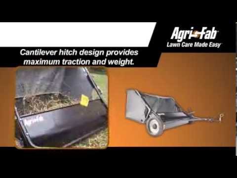 Agri-Fab 42″ Tow Behind Lawn Sweeper - Image 5