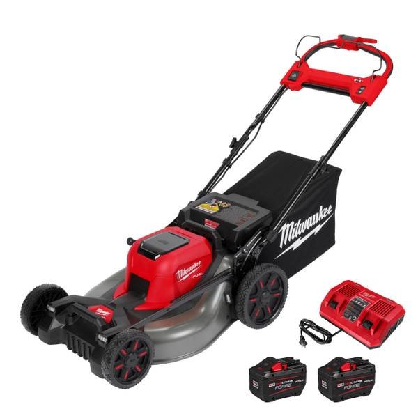 Milwaukee M18 FUEL 21″ Self-Propelled Dual Battery Mower Kit