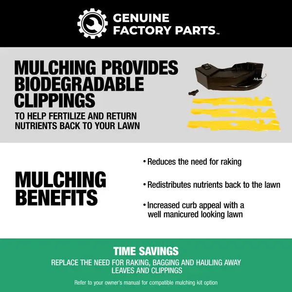Genuine Factory Parts 30″ Mulch Kit - Image 2