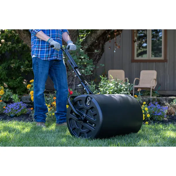Agri-Fab 18″ x 24″ Push/Tow Poly Lawn Roller - Image 4