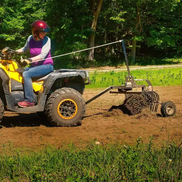 DR Power 48 inch ATV Landscape Rake - Image 3