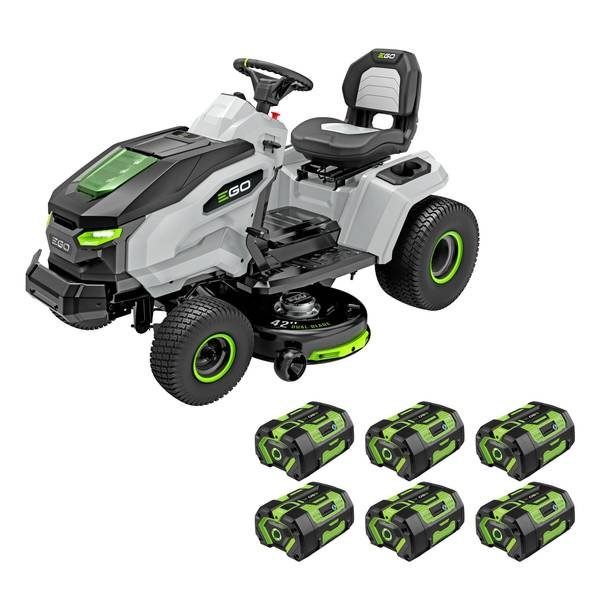 EGO 42″ 56V T6 Riding Lawn Tractor