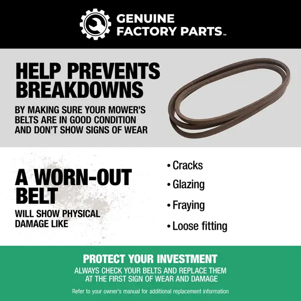 Genuine Factory Parts 70.90 Transmission Drive Belt - Image 2
